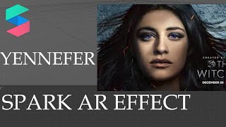 Witcher Yennefer of vengerberg EFFECT / SPARK AR Instagram AR filter