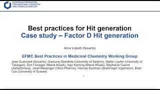 Hit Generation: Case Study - Factor D Hit Generation