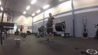 Max reps marklyft 185 kg, 11 st