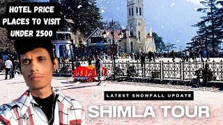 snowfall in shimla 2024| Shimla tour plan| kufri | Narkanda live snowfall| 2024||