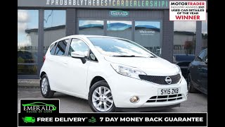 2015 15 NISSAN NOTE 1.2 ACENTA PREMIUM 5D 80 BHP/SY15 ZKB