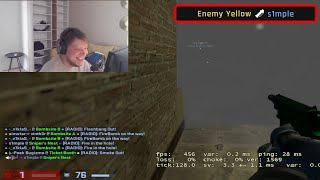 this happened to s1mple for the first time in 16,122 hours