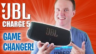 THIS IS A GAME CHANGER! | JBL Charge 5 Portable Bluetooth Speaker Review