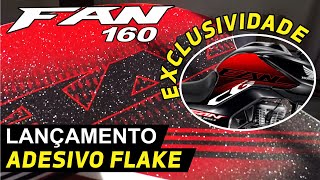 NOVA CG FAN 160 - Olha que INCRÍVEL estes LANÇAMENTOS de adesivos para Fan 160 cor Preta e Vermelha!