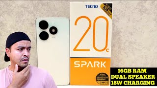 16+128GB मात्र १५,९९९ मा 😱 Tecno Spark 20C Unboxing & Review नेपालीमा|Tecno Spark 20C Price in Nepal