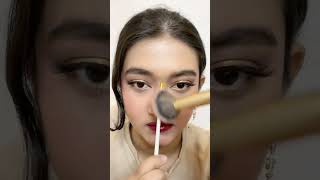 Nose Contour Hack for big noses 💖 #makeuphacks #makeuphack #nosecontourhack