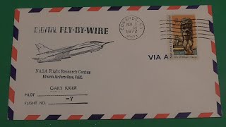 NASA Digital Fly By Wire Cover Envelope #philately #stamps #philatelic