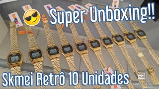 10 Unidades!!Unboxing Skmei!Não tenha medo de importar!!😉