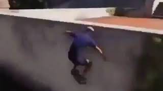 Skating in Brazil(Just an exaggerated fail of a young white male)