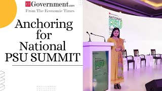 Anchoring for ET National PSU Summit ft. Minister Meenakshi Lekhi | Anchor Swati Sharma Singh