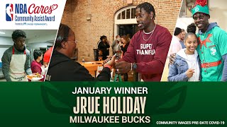 NBA Cares Community Assist Award Presentation: Jrue Holiday