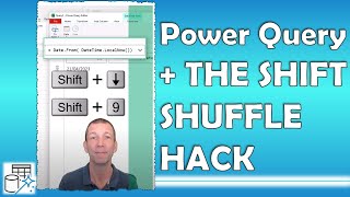 Power Query formula writing using the SHIFT SHUFFLE