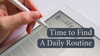 How to Approach a "Daily Routine"