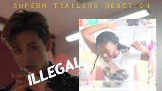 REACTING TO SUPERM TRAILERS!!! || THIS IS ILLEGALLL