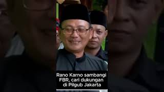 Rano Karno sambangi FBR cari dukungan Pilgub Jakarta 2024