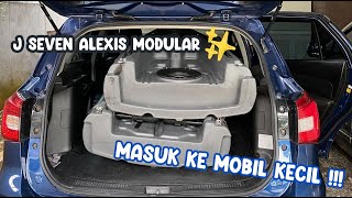 J Seven Alexis modular masuk ke  mobil kecil - kayak fishing masuk ke dalam mobil