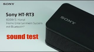 Sony HT-RT3 Sound Bar Home Theatre | SOUND TEST