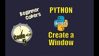 PYTHON for BEGINNERS - Create a GUI Window (with 3 lines of code!!)