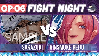 Sakazuki vs Reiju : One Piece Card Game : OP06 Match