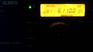 World Christian Broadc.KNLS Freq. 6.110 Mhz