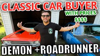 CLASSIC CAR BUYER:MOPAR FIND! Buying 1972 Demon & 1969 Roadrunner w/ Rob Evans of Bob Evans Classics