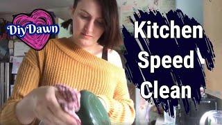 Kitchen Speed Cleaning | DiyDawn