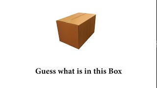 Guess what is in this Box ?| Mr.Nothing