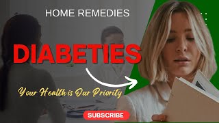 CURE DIABETES NATURALLY: HOME REMEDIES IN 3 MIN