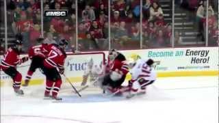 Martin Brodeur and Ilya Kovalchuk Combine to Make an Awesome Save vs Ottawa Senators 2/18/13