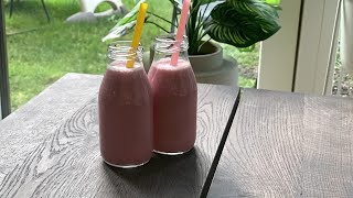 Strawberry Smoothie - Smoothie Recipes - Tasty - Kids favourite smoothie