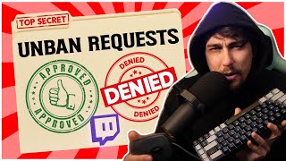 Twitch Un-Ban Requests are Actually WILD.....