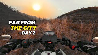 RELAXING RIDE INTO THE VALLEY | FAR FROM THE CITY - DAY 2 | AJR7 - [Moto mystique]