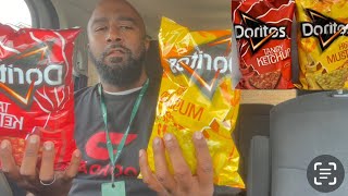 LET’S TRY DORITOS’®️ TWO NEWEST FLAVORS; TANGY KETCHUP & HOT MUSTARD 🤨🧐