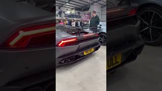 Lamborghini hurricane start up five zero super cars