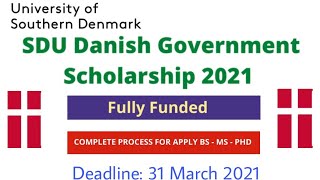 Denmark Danish Government scholarship 2022 || Study Free in Denmark