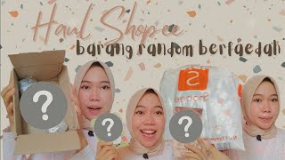 SHOPEE HAUL BARANG RANDOM BERFAEDAH | murah + ada link produk!!