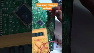 samsung tv memory voltage #shortsvideo #repair #tv #ytshorts #ledtv