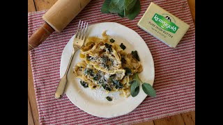 Kerrygold’s Dynamite Shop Cooking Series: Fresh Pasta with Brown Butter Sage Sauce