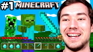 Erstes Mal MINECRAFT!