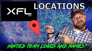 CITIES announced for 2023 XFL SEASON!  Team Names and Logos HINTED?