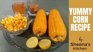 Yummy Corn Recipe // Quick and Easy Boil Corn Recipe // By Sheena's Kitchen