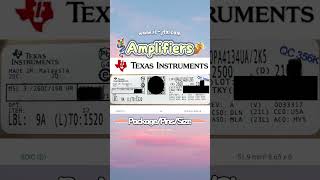 TI Series OPA4134UA/2K5 High Performance Audio Operational Amplifiers #texasinstruments #electronics