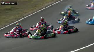 2018 IAME EURO SERIES 2018 ROUND 1   SATURDAY qualifying heat 3