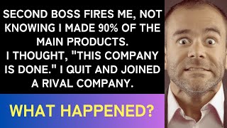 My second generation CEO fired me, not knowing that I created 90% of the signature products.