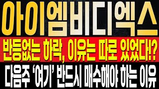 [아이엠비디엑스 주가전망] 결국 주구장창 빠지는 이유는 따로 있었다!? 지금 회사가 하고 있는 사업들, 그럼에도 다음주 '여기'서 반드시 매수해야 하는 이유는?