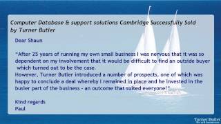 Turner Butler Testimonials 2011