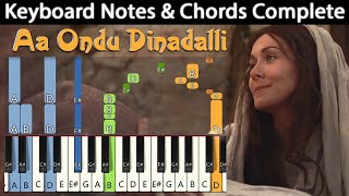 𝐀𝐚 𝐎𝐧𝐝𝐮 𝐃𝐢𝐧𝐚𝐝𝐚𝐥𝐥𝐢 Keyboard Notes & Chords | ಆ ಒಂದು ದಿನದಲ್ಲಿ ಆ ಒಂದು ಬೆಳಕಿನಲ್ಲಿ | ಕ್ರಿಸ್ಮಸ್ ಹಾಡು