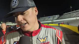 Stephen Nasse talks about the final laps of the Snowball Derby