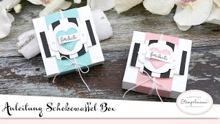 Tutorial: Schokowaffel Box | Verpackung | Goodie für Schokolade | So gesagt  | Stampin' Up!