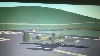 A10 Cuba Flight Simulator. Coming into land dead stick at Guantanamo airport Cuba.